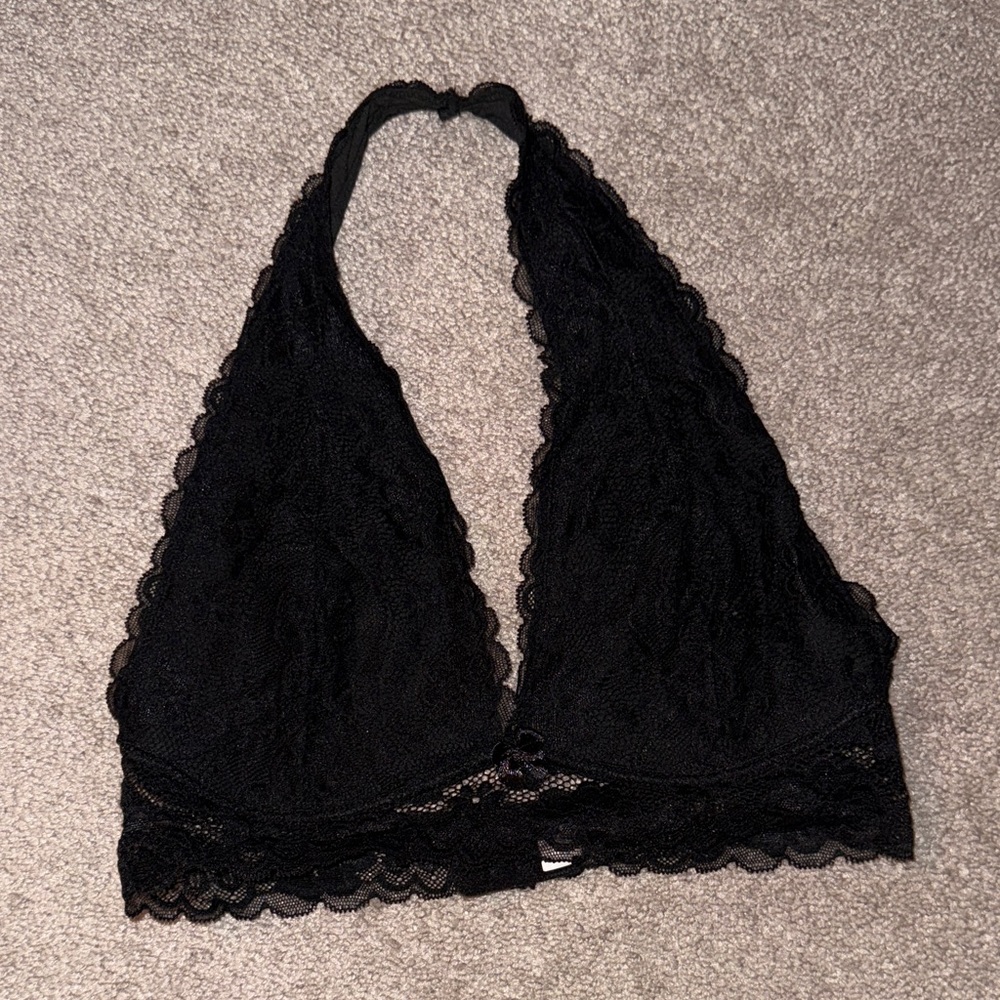 Elegant Black Lace Bralette